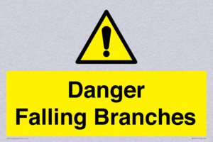 Danger Falling Branches